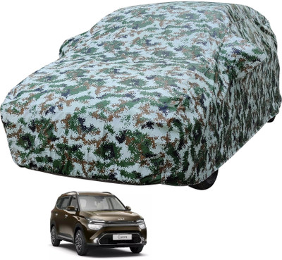 Auto Hub Car Cover For Kia Carens (With Mirror Pockets)(Multicolor)