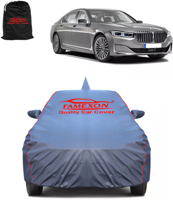 FAMEXON Car Cover For BMW 7 Series (With Mirror Pockets)(Grey)
