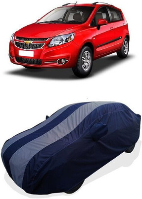 QLAX Car Cover For Maruti Sail Hatchback 1.2 LS ABS (With Mirror Pockets)(Grey)