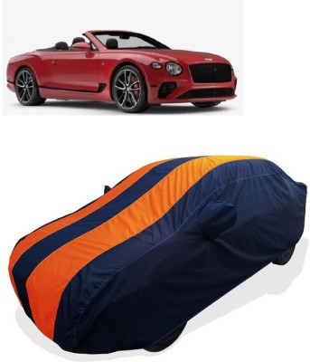 Coxtor Car Cover For Bentley Continental GT V8 S Convertible Petrol (With Mirror Pockets)(Orange)