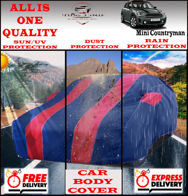 Tamanchi Autocare Car Cover For Mini Countryman(Red, Black)
