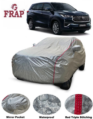 Frap Car Cover For Toyota Innova Hycross (With Mirror Pockets)(Silver, For 2023 Models)