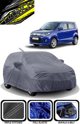 FRONCH Car Cover For Maruti Suzuki Stingray, Stinger GT (With Mirror Pockets)(Grey)
