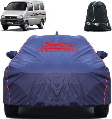 FAMEXON Car Cover For Maruti Suzuki Eeco (With Mirror Pockets)(Black)