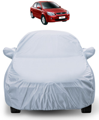 Auto Hub Car Cover For Ford Ikon (With Mirror Pockets)(Silver)