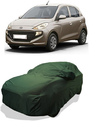 Coxtor Car Cover For Hyundai Santro 1.0i (With Mirror Pockets)(Green)