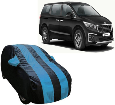 ABS AUTO TREND Car Cover For Kia Carnival (With Mirror Pockets)(Blue, Multicolor)