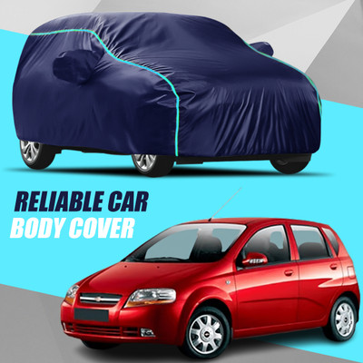 KULTEX Car Cover For Chevrolet Aveo Uva (With Mirror Pockets)(Multicolor)
