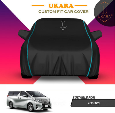 Ukara Car Cover For Toyota Alphard (With Mirror Pockets)(Black)