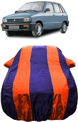 Wegather Car Cover For Maruti 800 Std. LPG (With Mirror Pockets)(Orange)