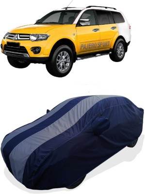 Coxtor Car Cover For Mitsubishi Pajero Sport 4X4 Dual Tone Diesel (With Mirror Pockets)(Grey)