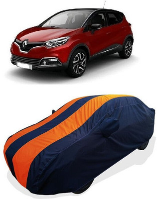 QLAX Car Cover For Maruti Captur 1.5 Diesel RXT Mono (With Mirror Pockets)(Orange)