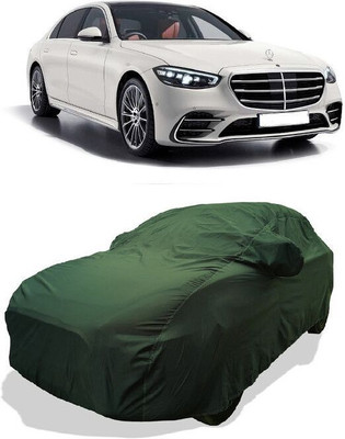 QLAX Car Cover For Maruti S-Class S500 (With Mirror Pockets)(Green)