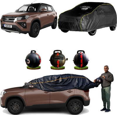 CARBLAZER Car Cover For Toyota Urban Cruiser (Without Mirror Pockets)(Black)