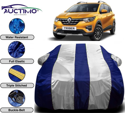 AUCTIMO Car Cover For Renault Triber (With Mirror Pockets)(Multicolor)