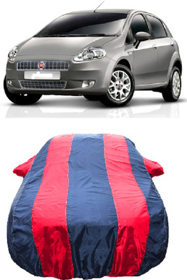 Wegather Car Cover For Fiat Punto Emotion 1.4L (With Mirror Pockets)(Red)