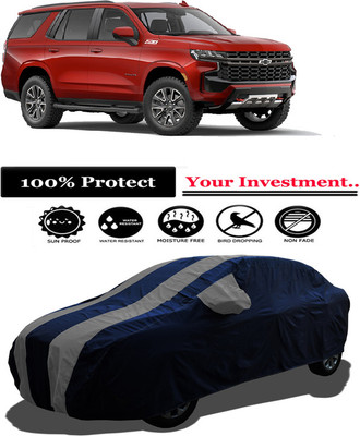 Amexride Car Cover For Chevrolet Tahoe Z71 4WD (With Mirror Pockets)(Grey)