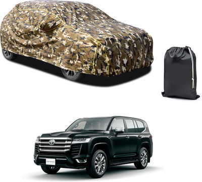 PAGORA Car Cover For Toyota Land Cruiser VX (With Mirror Pockets)(Yellow, For 2019, 2020, 2021, 2022, 2023 Models)