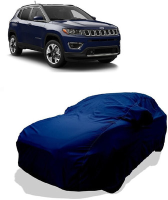 Coxtor Car Cover For Jeep Compass 1.4 Limited (With Mirror Pockets)(Green)