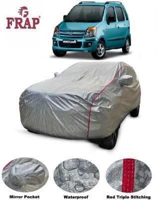 Frap Car Cover For Maruti Suzuki WagonR (With Mirror Pockets)(Silver, For 2004, 2005, 2006, 2007, 2008, 2009 Models)