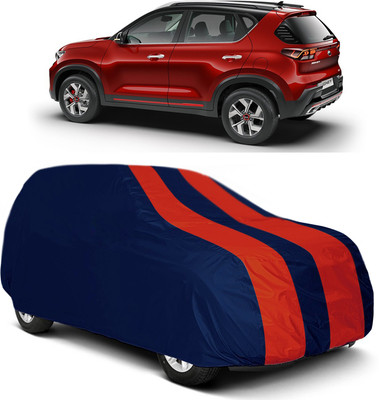 MoTRoX Car Cover For Kia Sonet (Without Mirror Pockets)(Red, Blue)