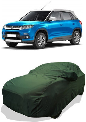 Coxtor Car Cover For Maruti Suzuki Vitara Brezza ZDi Plus Dual Tone Diesel (With Mirror Pockets)(Green)