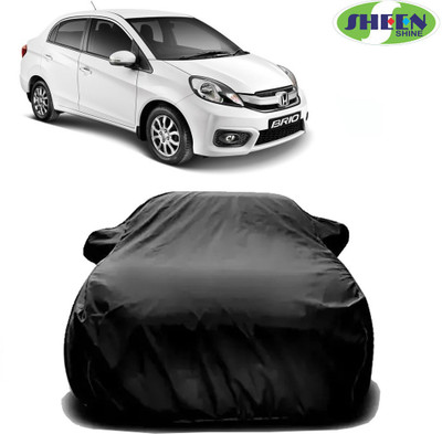 Sheen Car Cover For Honda Brio (Without Mirror Pockets)(Black)