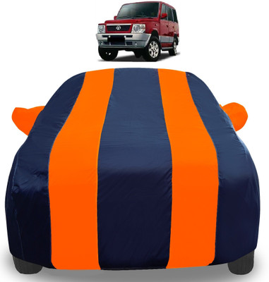 Auto Hub Car Cover For Tata Sumo (With Mirror Pockets)(Orange)
