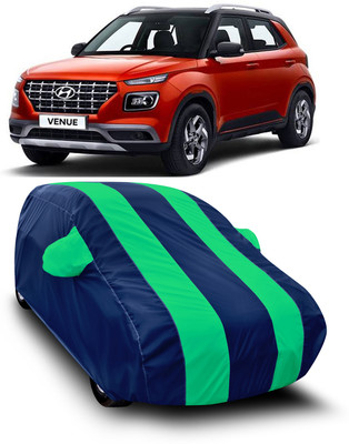 SXAWG Car Cover For Hyundai Venue (With Mirror Pockets)(Green)