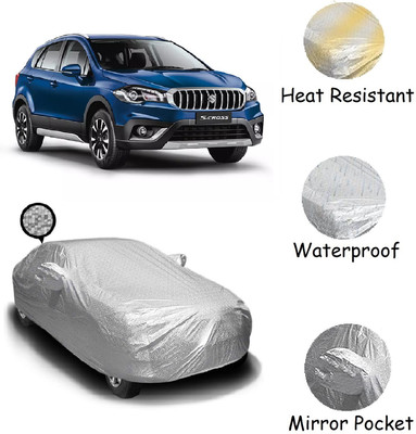 AUTOFIT Car Cover For Maruti Suzuki S-Cross (With Mirror Pockets)(Silver)