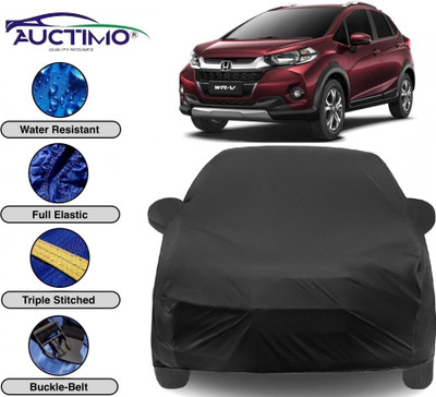AUCTIMO Car Cover For Honda WRV (With Mirror Pockets)(Multicolor)