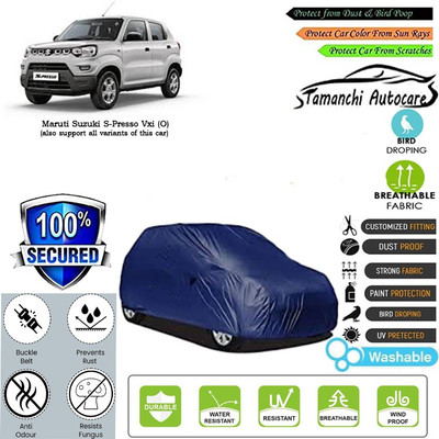 Tamanchi Autocare Car Cover For Maruti Suzuki S-Presso Vxi (O)(Blue)