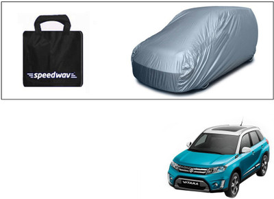 Accedre Car Cover For Maruti Suzuki Vitara Brezza (Without Mirror Pockets)(Silver, For 2016 Models)