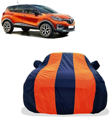 Tricway Car Cover For Renault Captur 1.5 Petrol RXL (With Mirror Pockets)(Orange)
