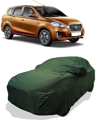 Coxtor Car Cover For Datsun Go Plus T VDC Petrol (With Mirror Pockets)(Green)