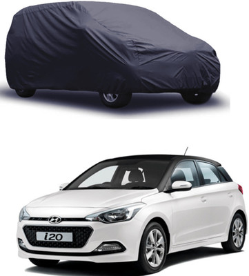 ROYAL AUTO MART Car Cover For Hyundai i20 (Without Mirror Pockets)(Grey)