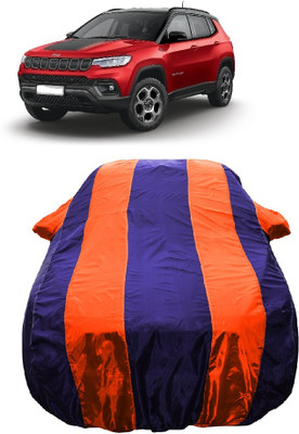 Wegather Car Cover For Jeep Compass Trailhawk 4x4 Opt Diesel (With Mirror Pockets)(Orange)