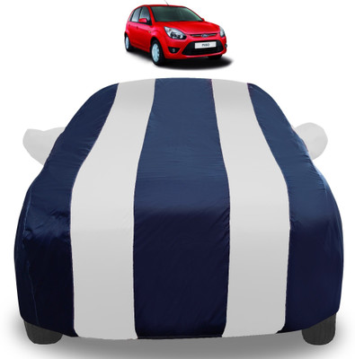 Auto Hub Car Cover For Ford Figo (With Mirror Pockets)(Silver)