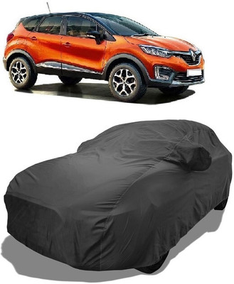 Coxtor Car Cover For Renault Captur (With Mirror Pockets)(Grey)