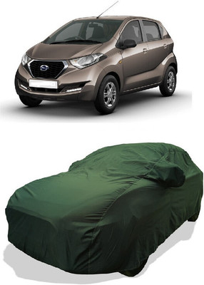 Coxtor Car Cover For Datsun Redi GO AMT 1.0 (With Mirror Pockets)(Green)