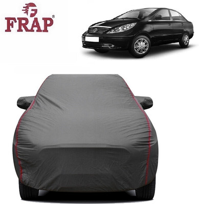 Frap Car Cover For Tata Manza (With Mirror Pockets)(Grey)