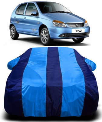 AUCTIMO Car Cover For Tata Indica eV2 (With Mirror Pockets)(Multicolor)