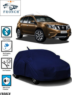 FRONCH Car Cover For Nissan Terrano (With Mirror Pockets)(Blue)