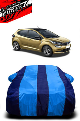 J S R Car Cover For Tata Altroz XM Petrol (With Mirror Pockets)(Blue)