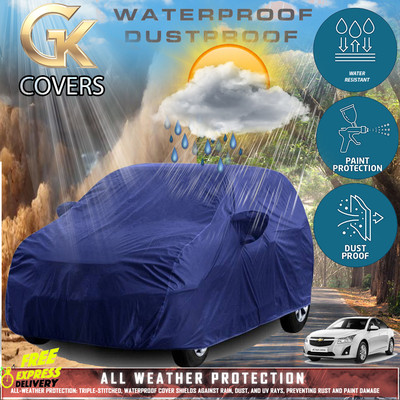 Tamanchi Autocare Car Cover For Chevrolet Cruze (With Mirror Pockets)(Blue)