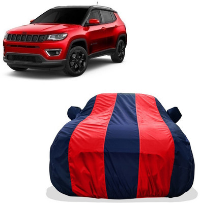Tricway Car Cover For Jeep Compass 2.0 Longitude Option Diesel (With Mirror Pockets)(Red)