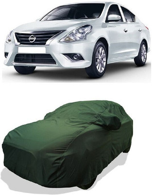 QLAX Car Cover For Maruti Sunny Diesel XE (With Mirror Pockets)(Green)