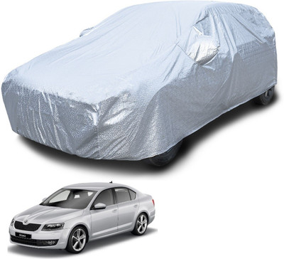 Euro Care Car Cover For Skoda Octavia (With Mirror Pockets)(Silver)