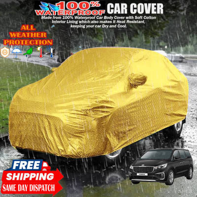 Tamanchi Autocare Car Cover For Kia Carnival(Gold)