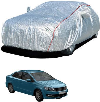 SS FOR YOUR SMART NEEDS Car Cover For Volkswagen Vento (With Mirror Pockets)(Silver)